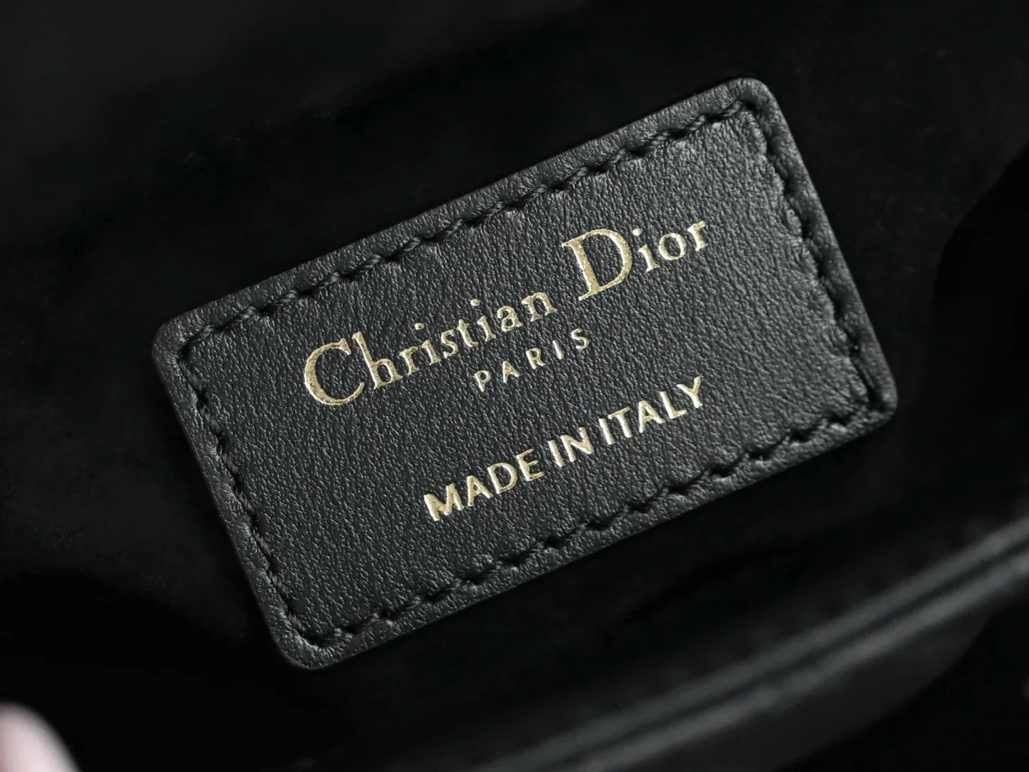 DIOR Top Handle Bags Lambskin Black-Pink 17X15X7CM I50202609090170 - Image 9