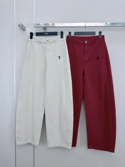 DIOR Trousers Beige-Burgundy S-L A90202609062652