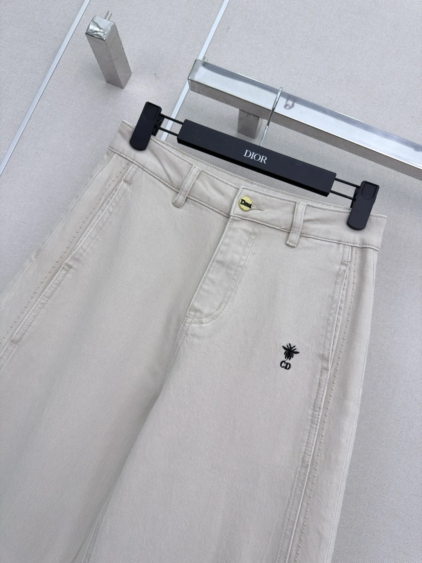 DIOR Trousers Beige-Burgundy S-L A90202609062652 - Image 4