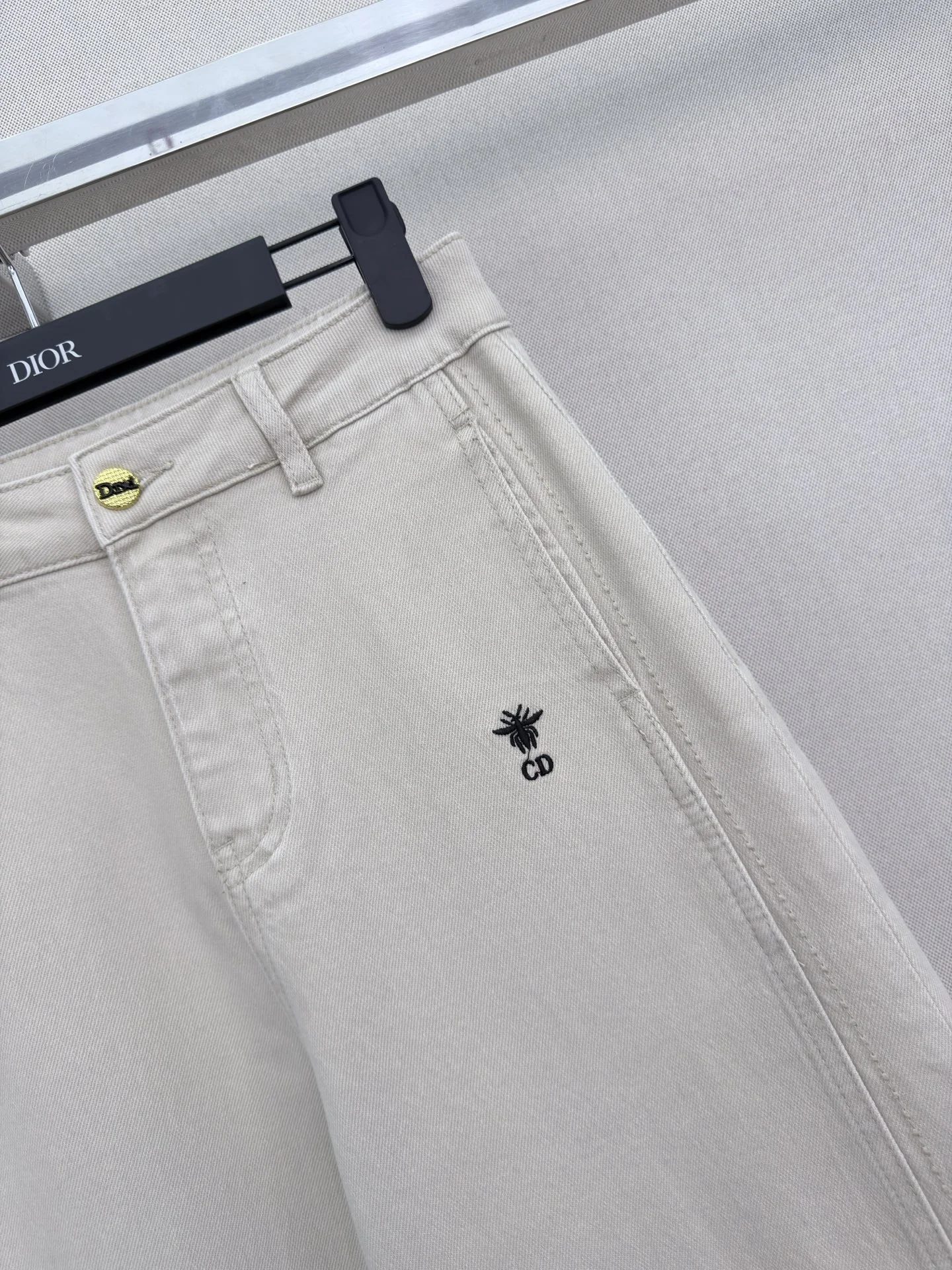 DIOR Trousers Beige-Burgundy S-L A90202609062652 - Image 5
