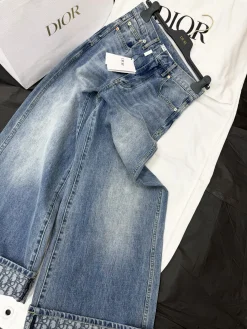 DIOR Trousers Blue-White S-L C85202609061004