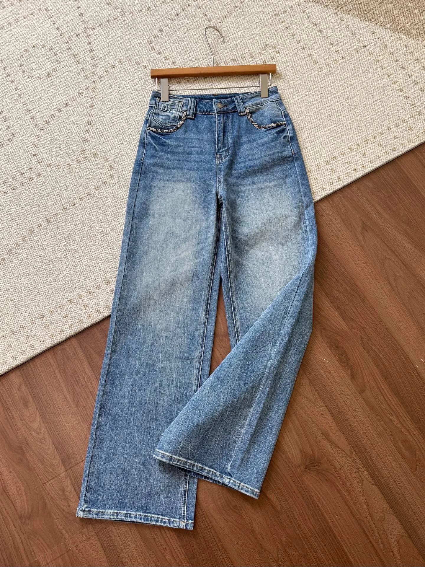 DIOR Trousers Denim Blue S-L B35202609063551 - Image 2