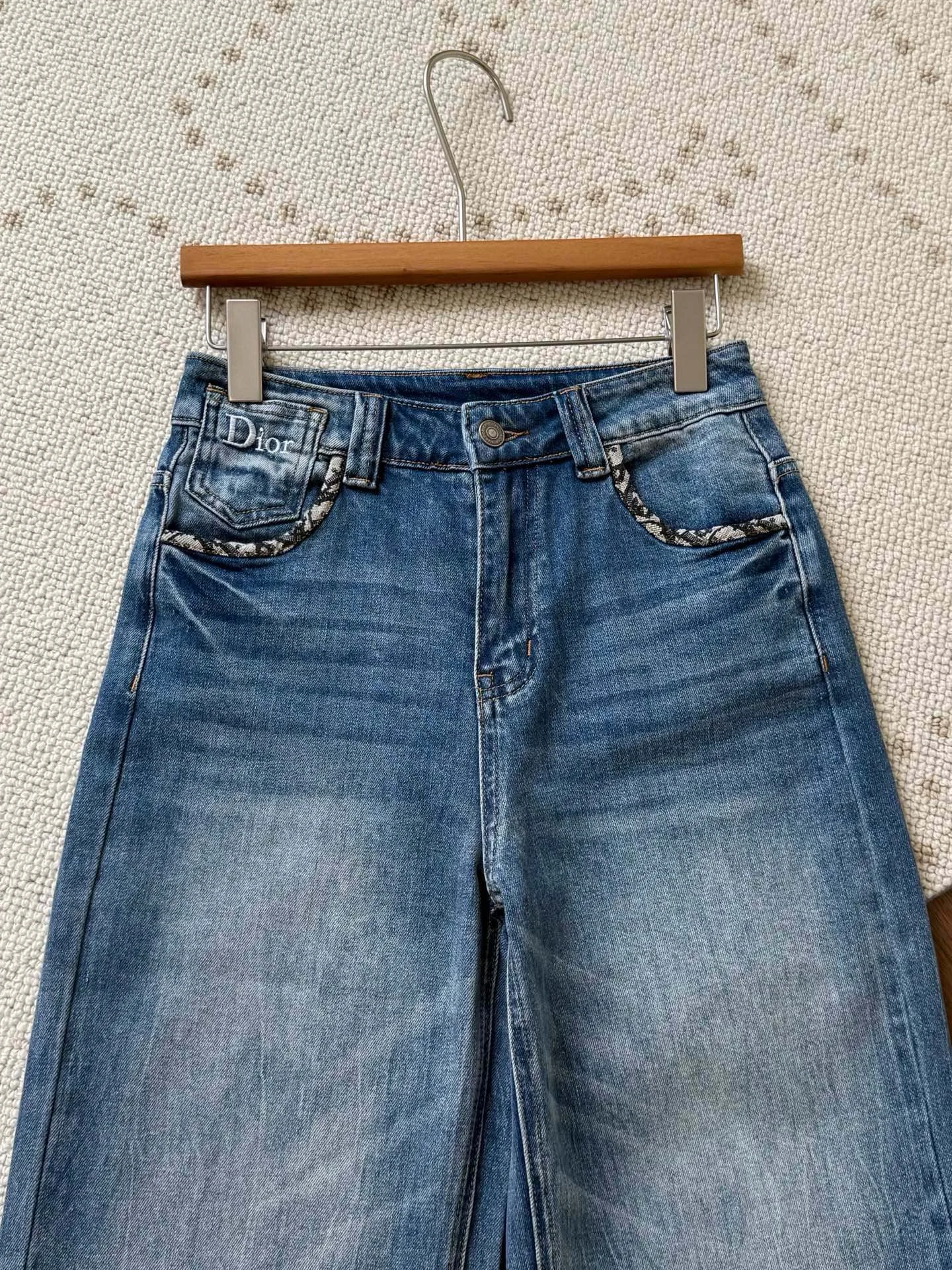 DIOR Trousers Denim Blue S-L B35202609063551 - Image 6