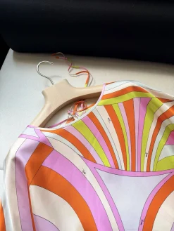 Alternative view of ETRO Dresses Silk Twill Pink-Orange-Green-White ONE SIZE F15202609062428