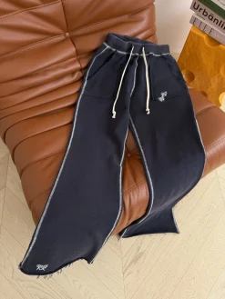FEAR OF GOD Trousers Black-White S-L B65202609063058