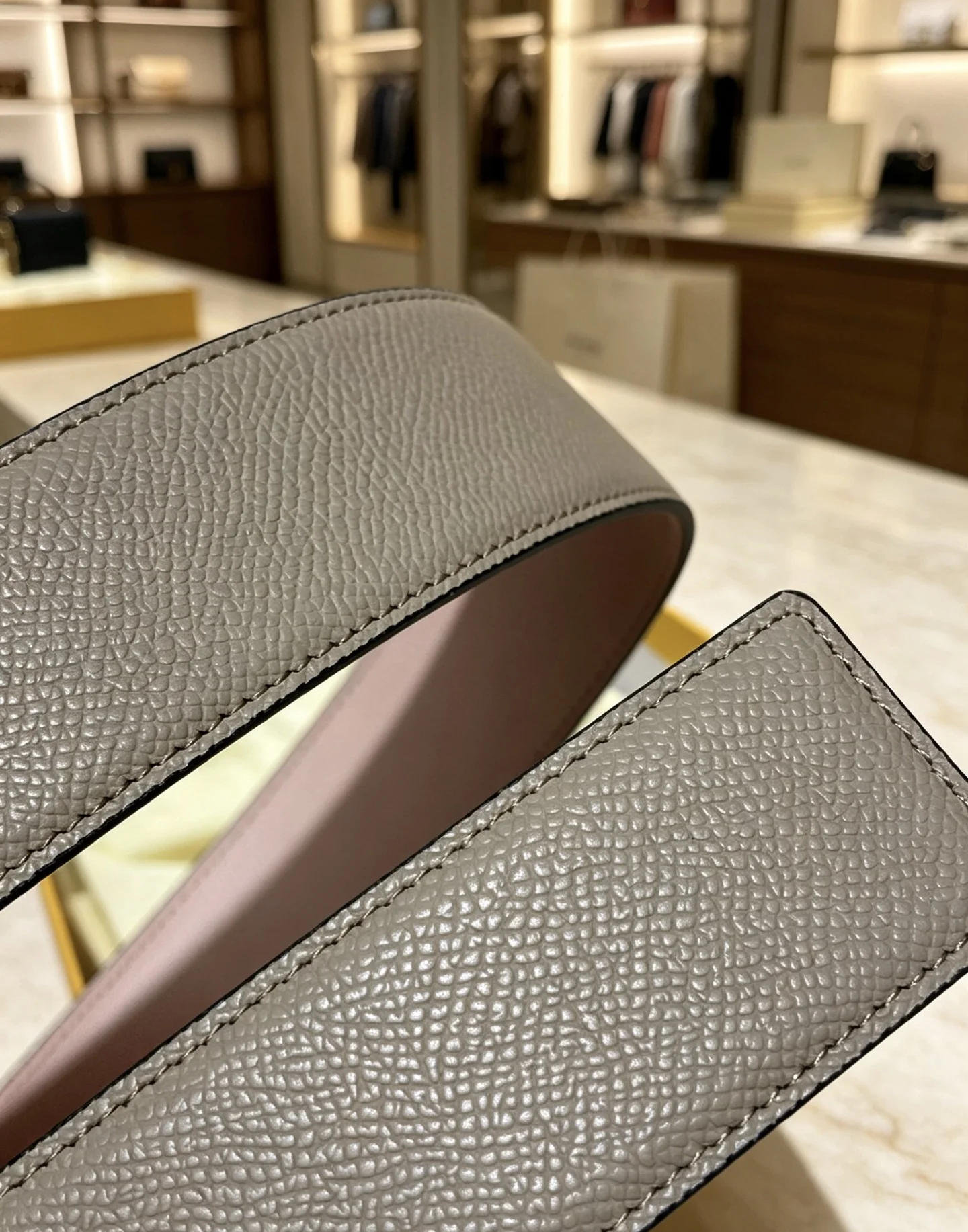 FENDI Belts Gray-Gold 38mm Width A80202609070452 - Image 7