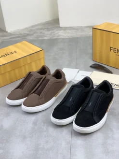 Alternative view of FENDI Sneakers Leather Brown-White EU39-44 C40202609110947