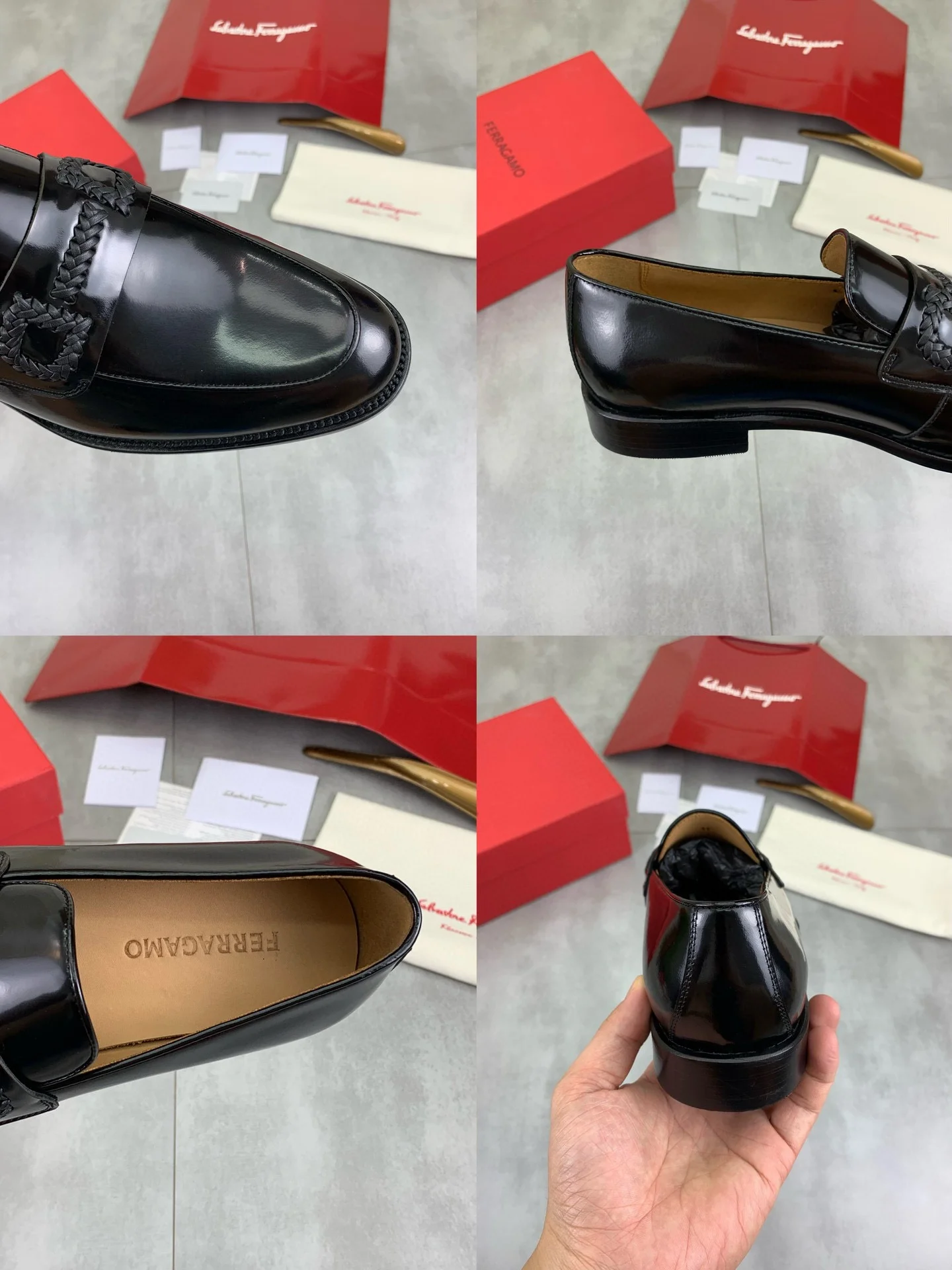 FERRAGAMO Formal Shoes Black D80202609110966 - Image 10