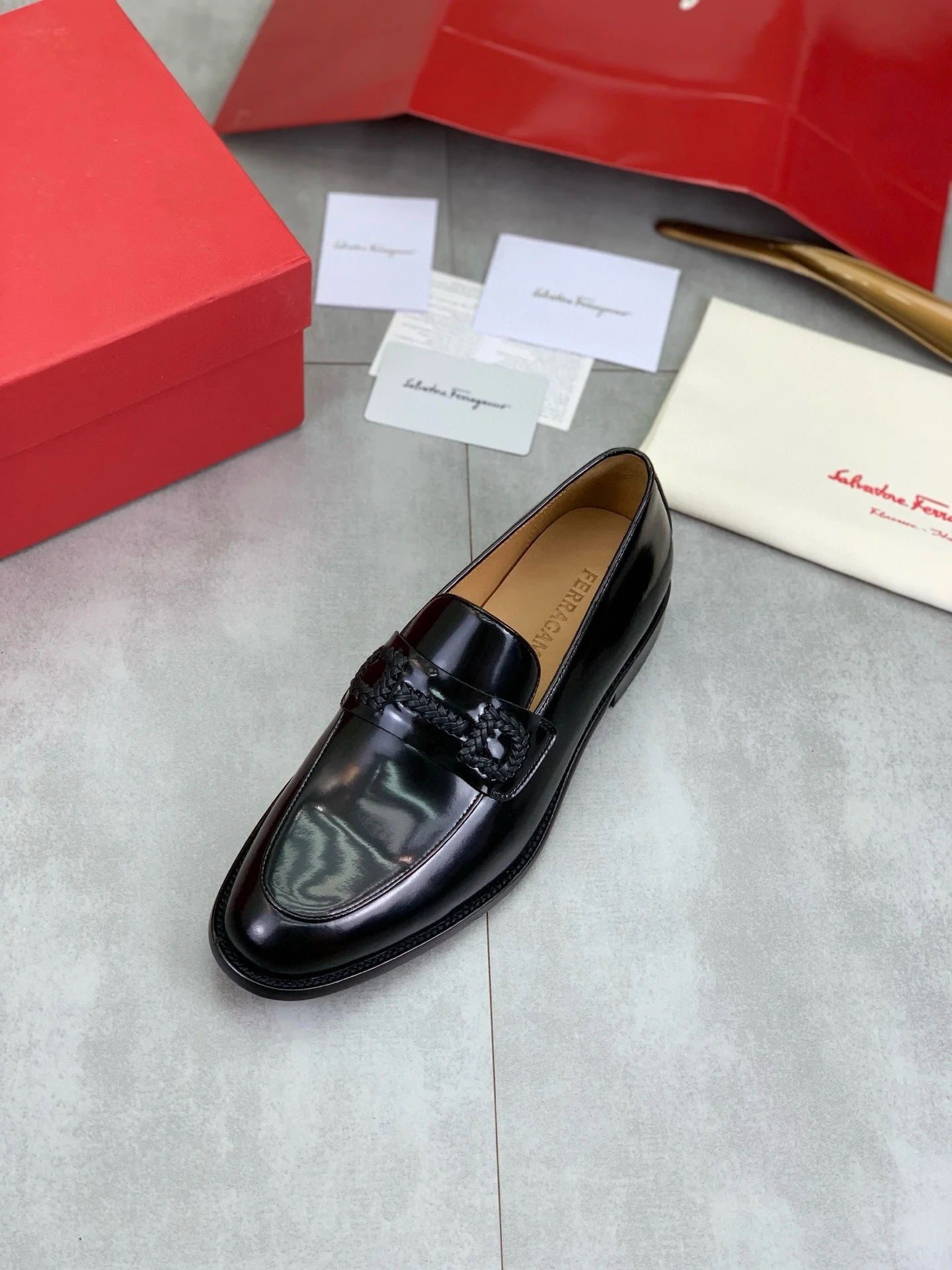 FERRAGAMO Formal Shoes Black D80202609110966 - Image 5