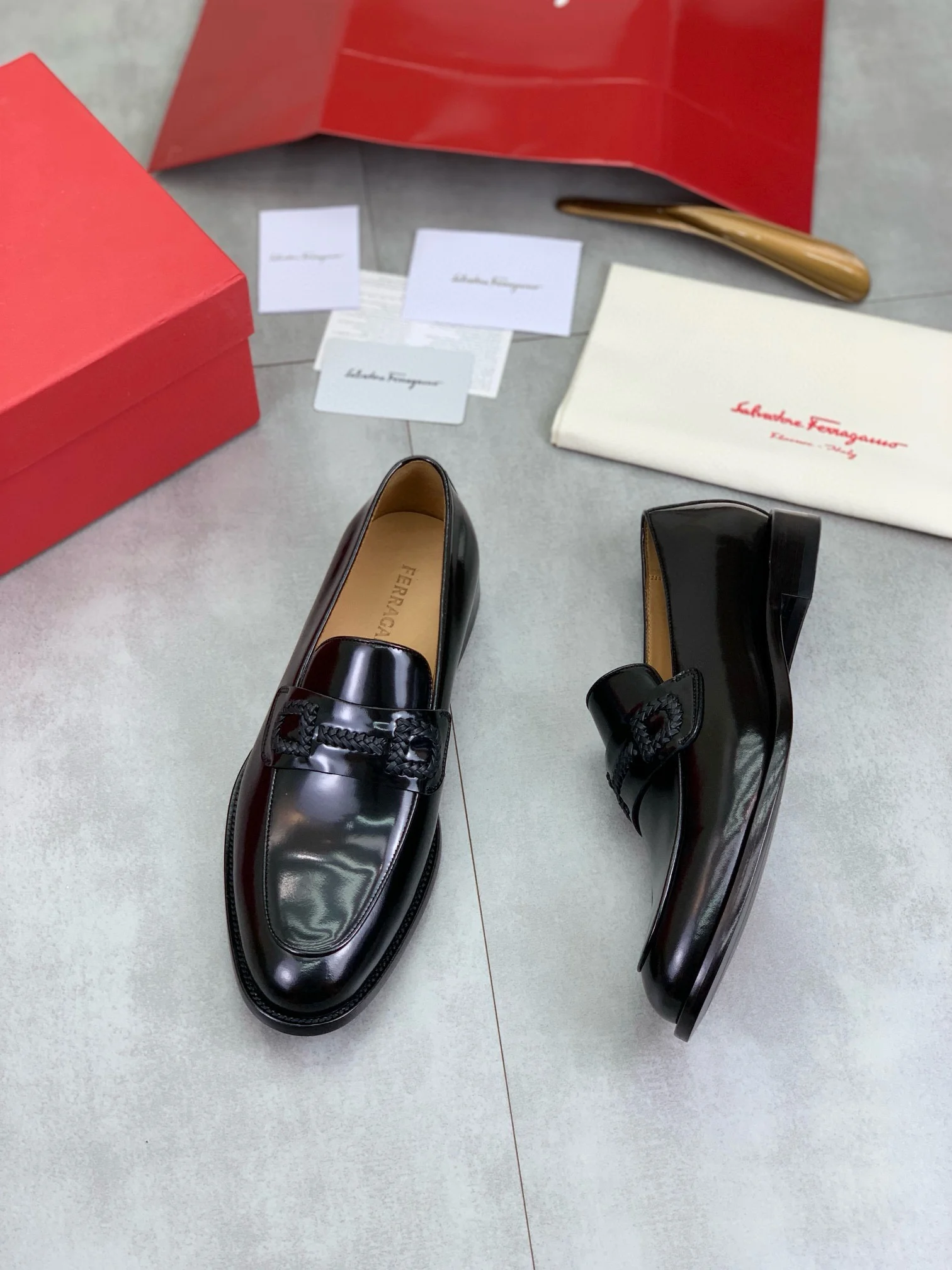 FERRAGAMO Formal Shoes Black D80202609110966 - Image 6