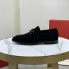 FERRAGAMO Formal Shoes Calf Suede Black EU39-44 C80202609110935