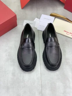 Alternative view of FERRAGAMO Formal Shoes Calfskin Leather Black EU39-45 C80202609111086