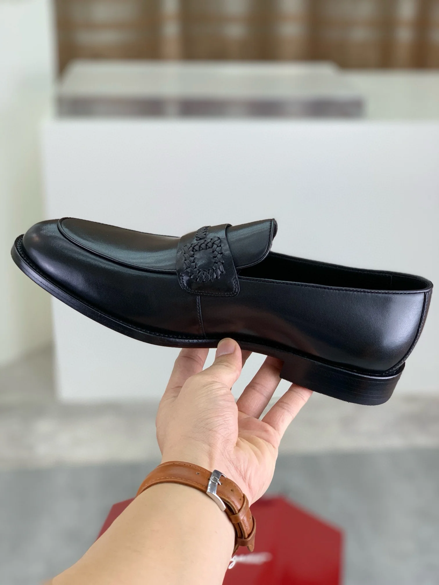 FERRAGAMO Formal Shoes Leather Black EU39-44 D80202609110967 - Image 6