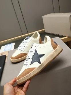 Alternative view of GGDB Sneakers Leather Rubber White-Brown EU35-44 B20202609110747