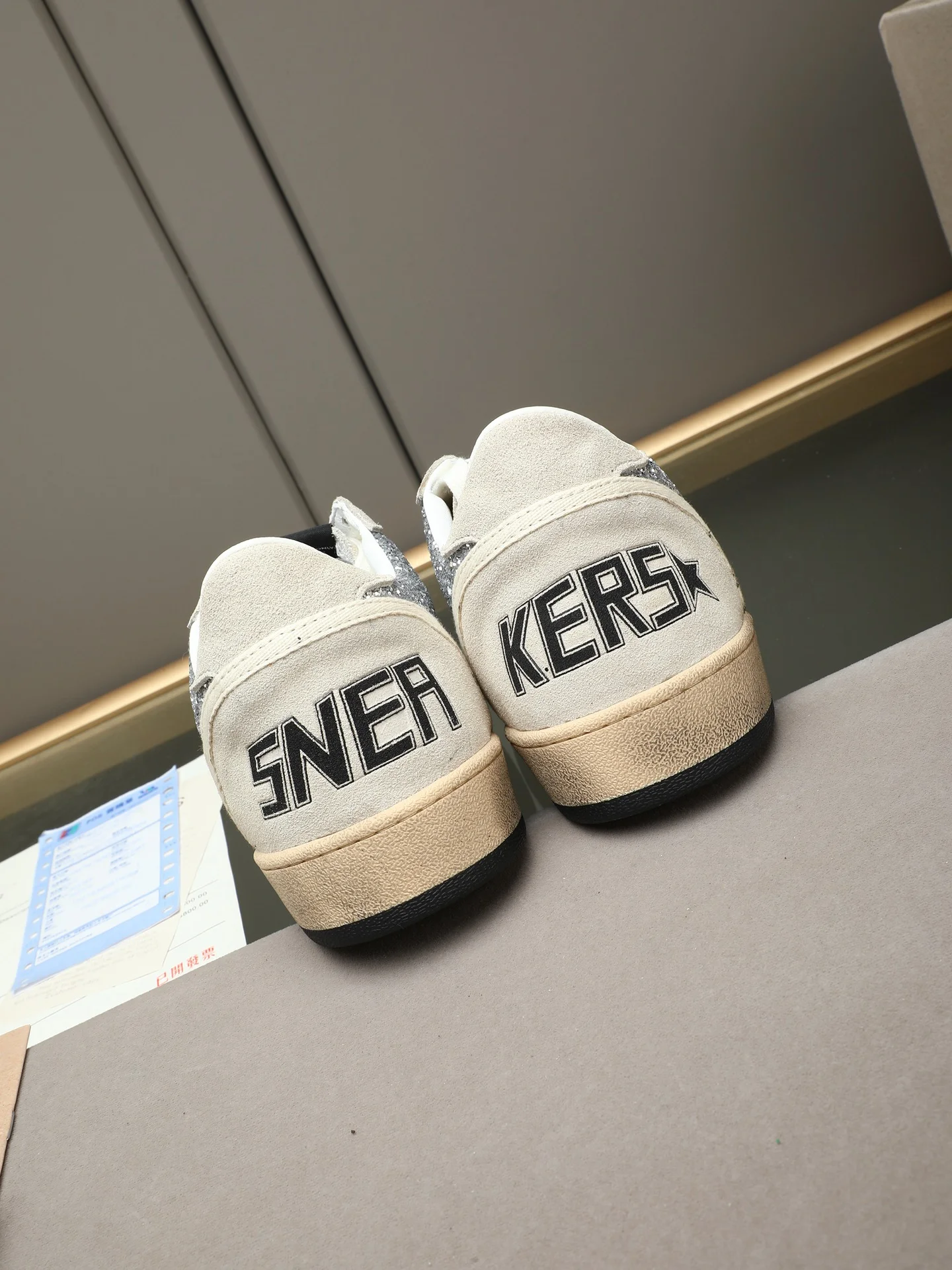 GGDB Sneakers Silver-Beige B20202609110731 - Image 5