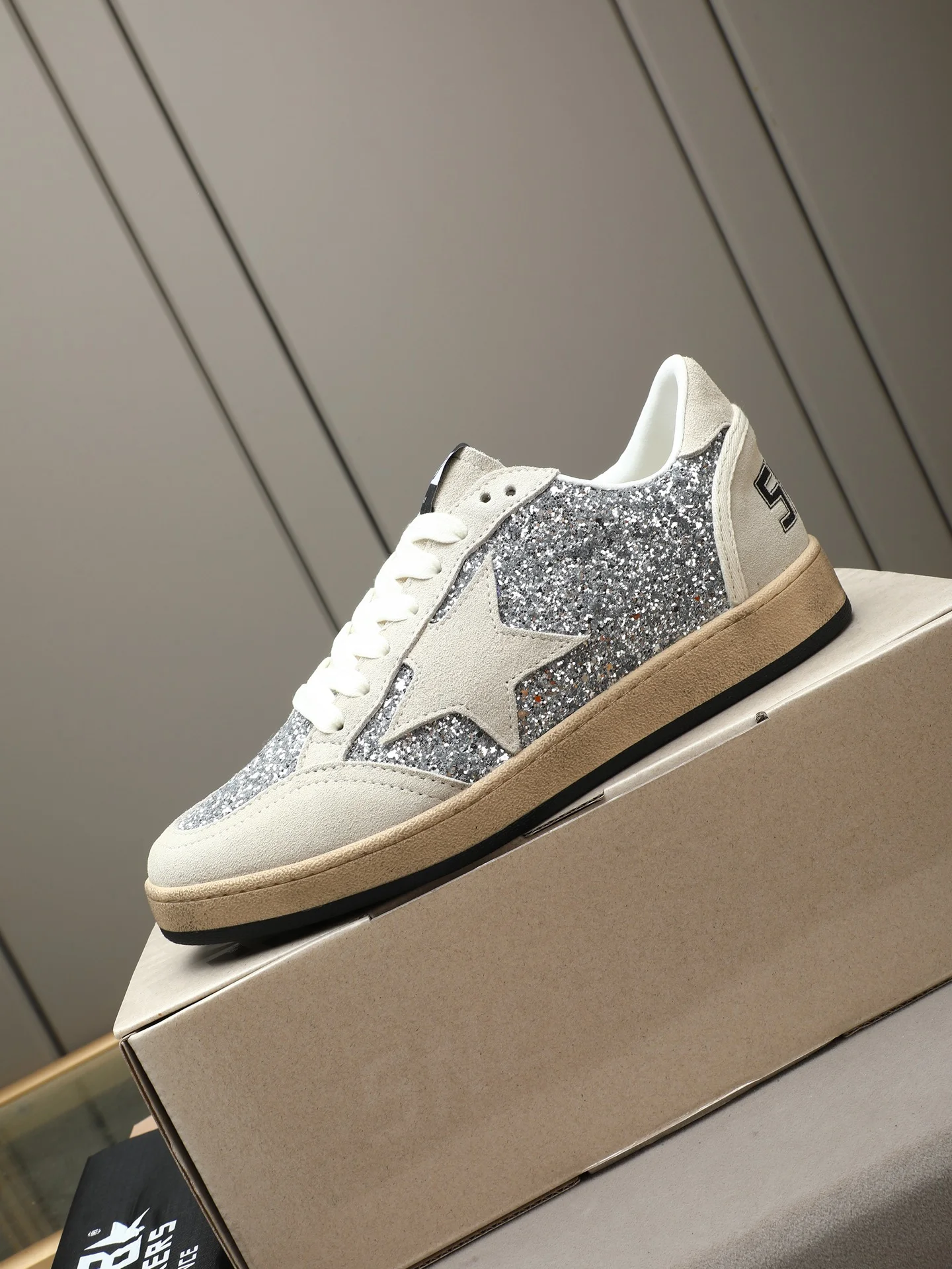 GGDB Sneakers Silver-Beige B20202609110731 - Image 6