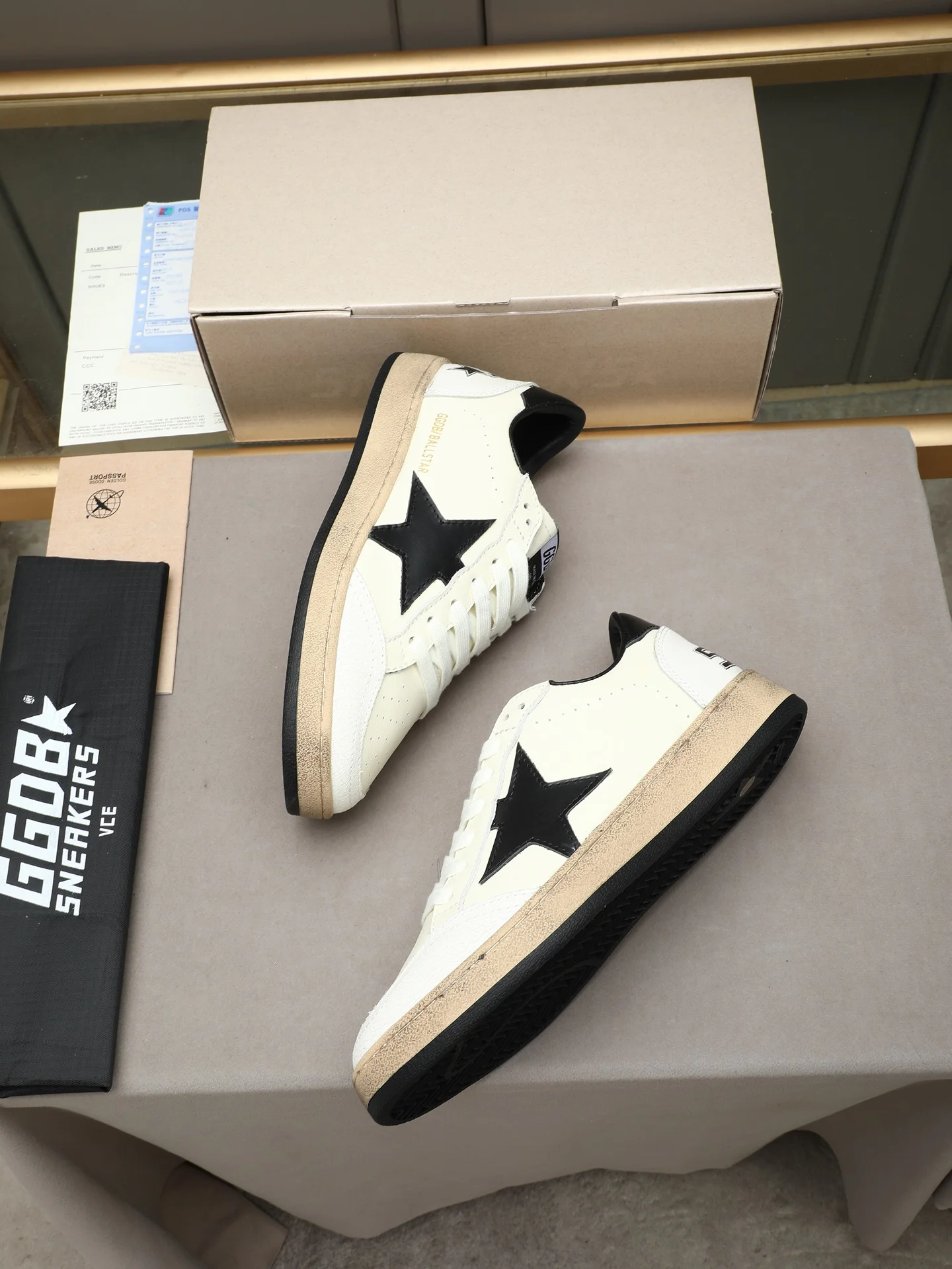 GGDB Sneakers White-Black B20202609110742 - Image 8