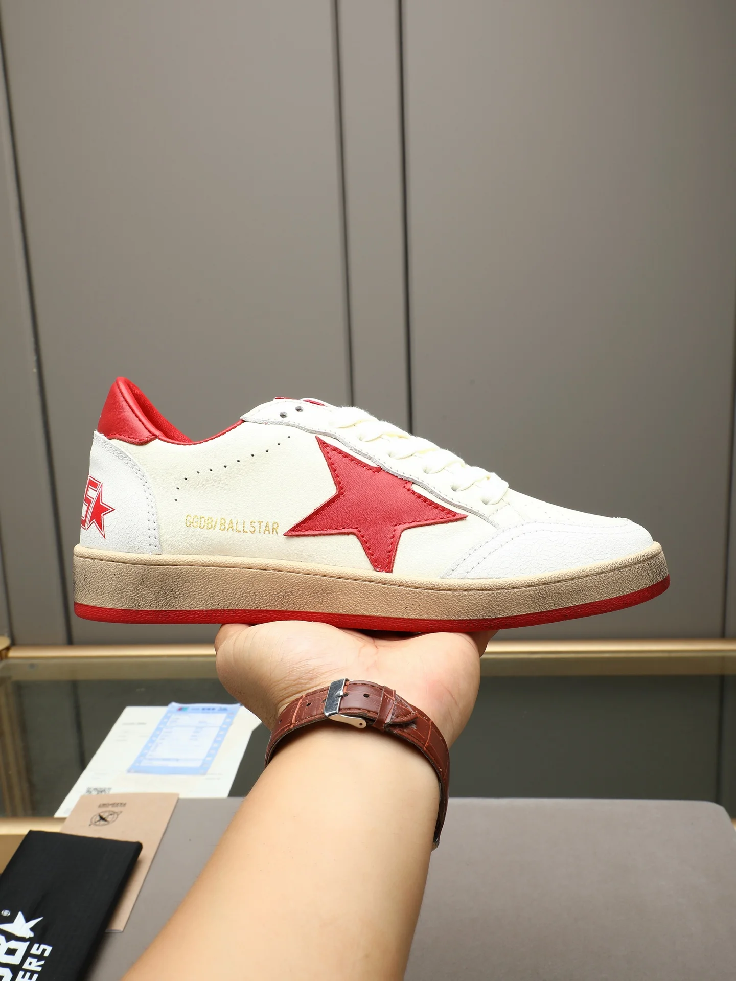 GGDB Sneakers White-Red B20202609110746