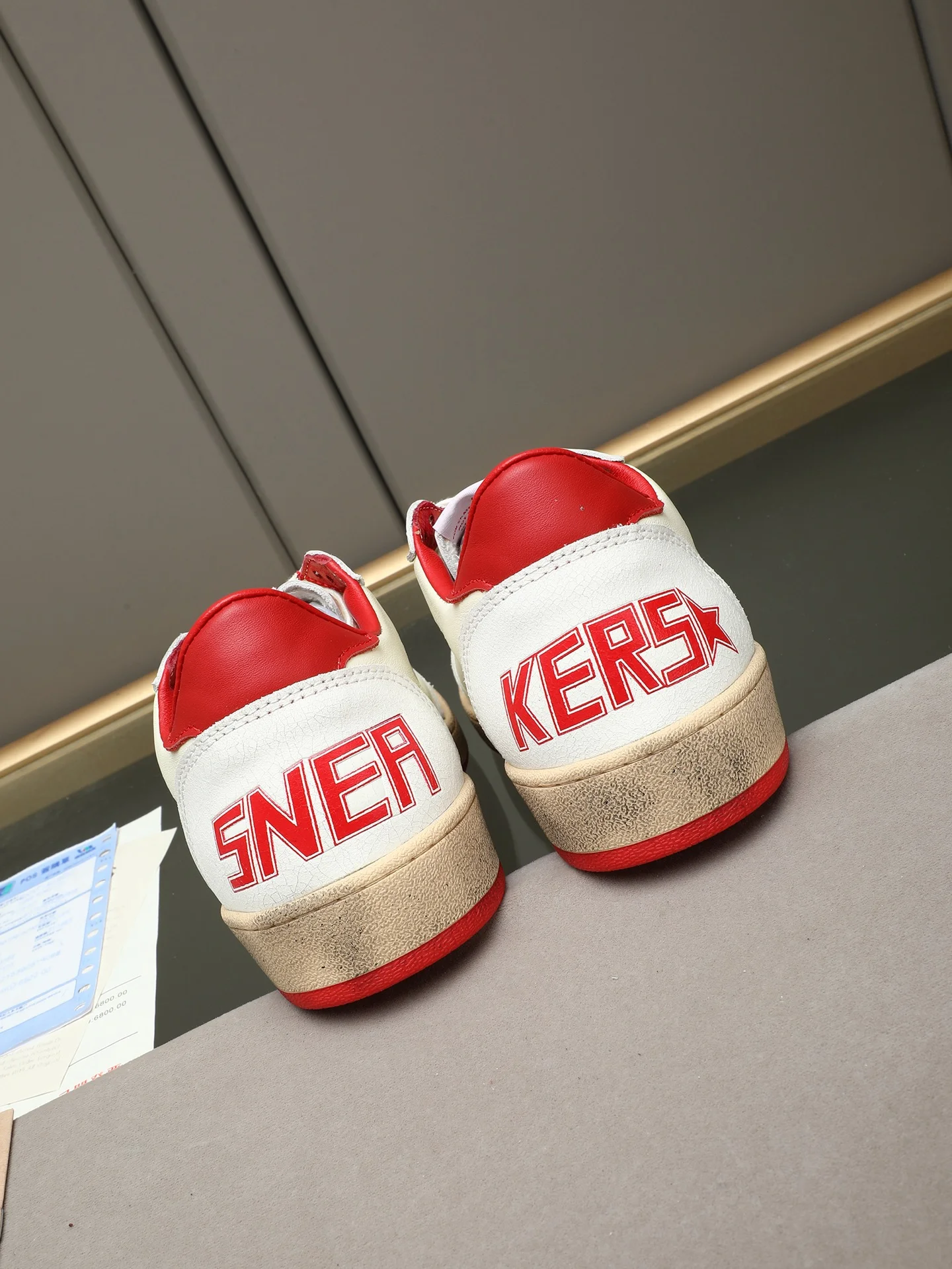 GGDB Sneakers White-Red B20202609110746 - Image 5