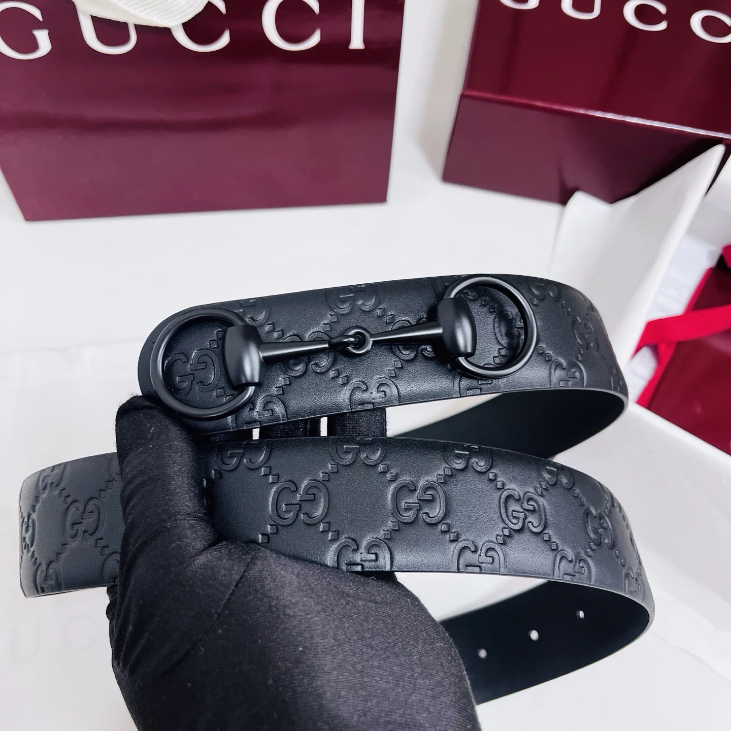 GUCCI Belts Black A60202609070259 - Image 2