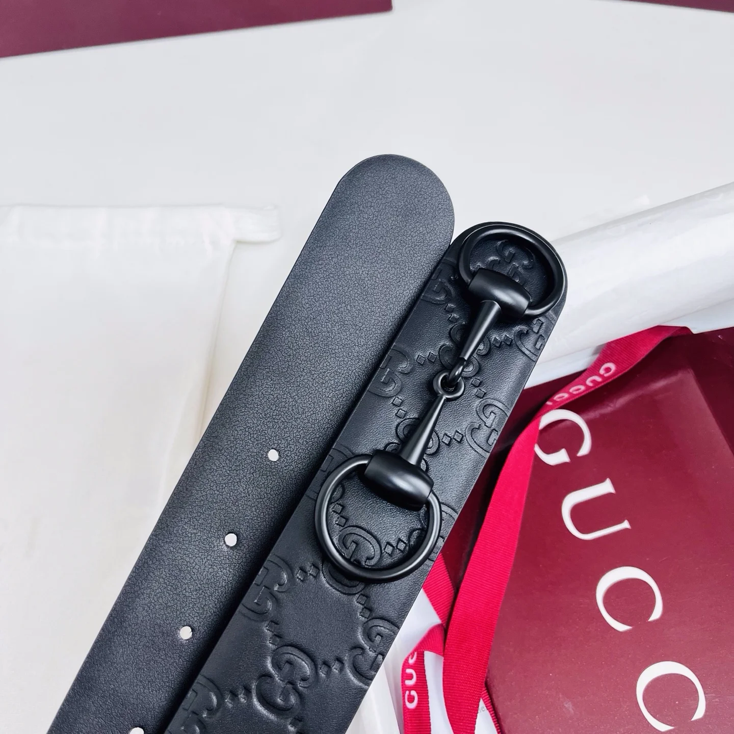 GUCCI Belts Black A60202609070259 - Image 3