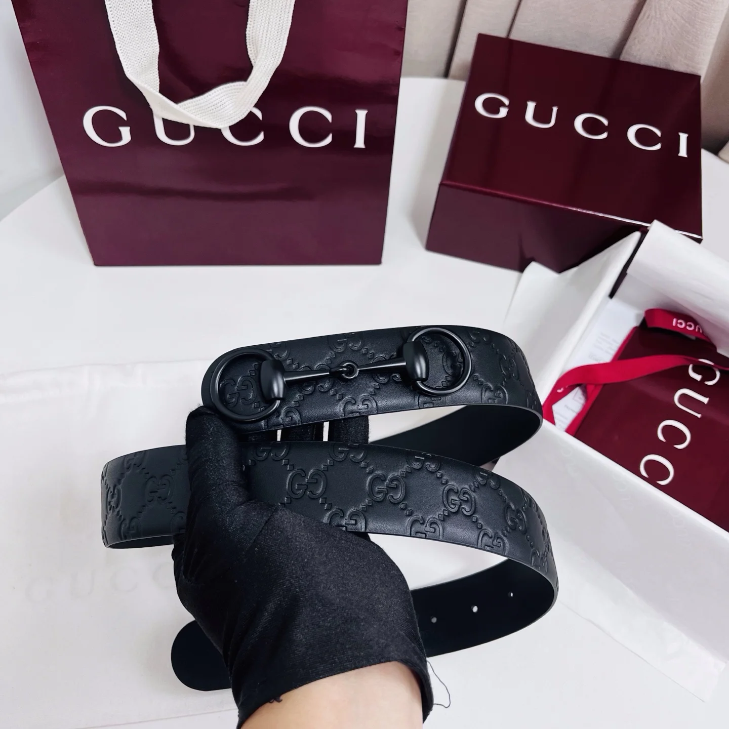 GUCCI Belts Black A60202609070259 - Image 5