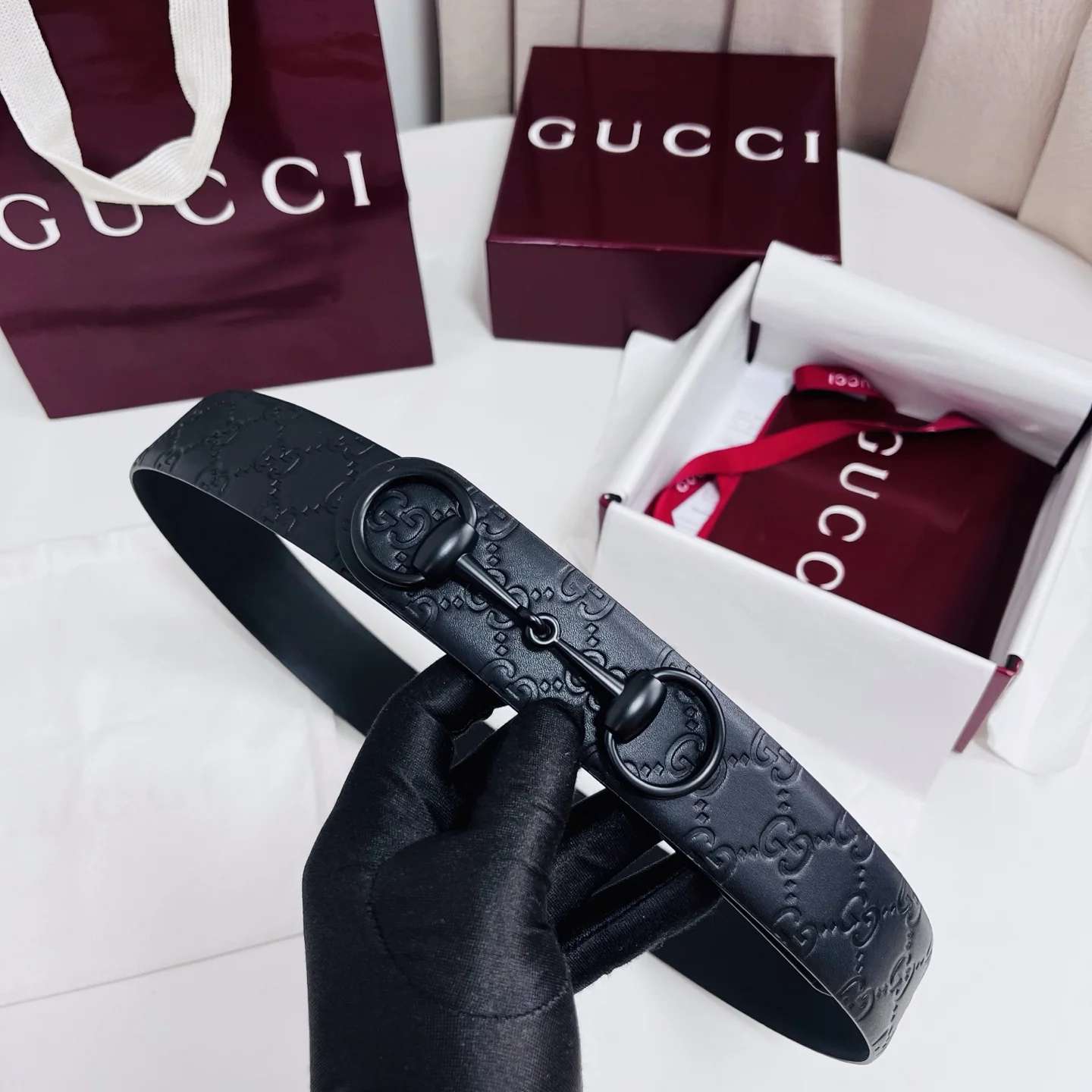 GUCCI Belts Black A60202609070259 - Image 6