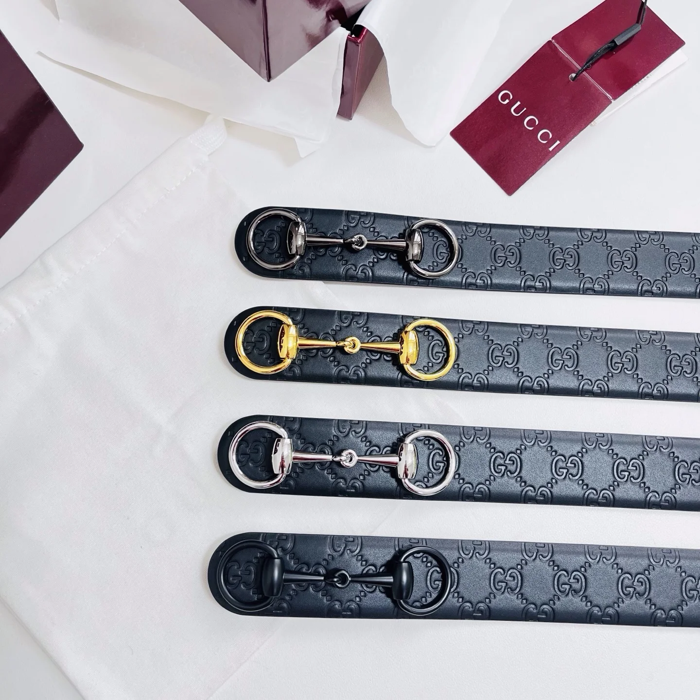 GUCCI Belts Black A60202609070259 - Image 7