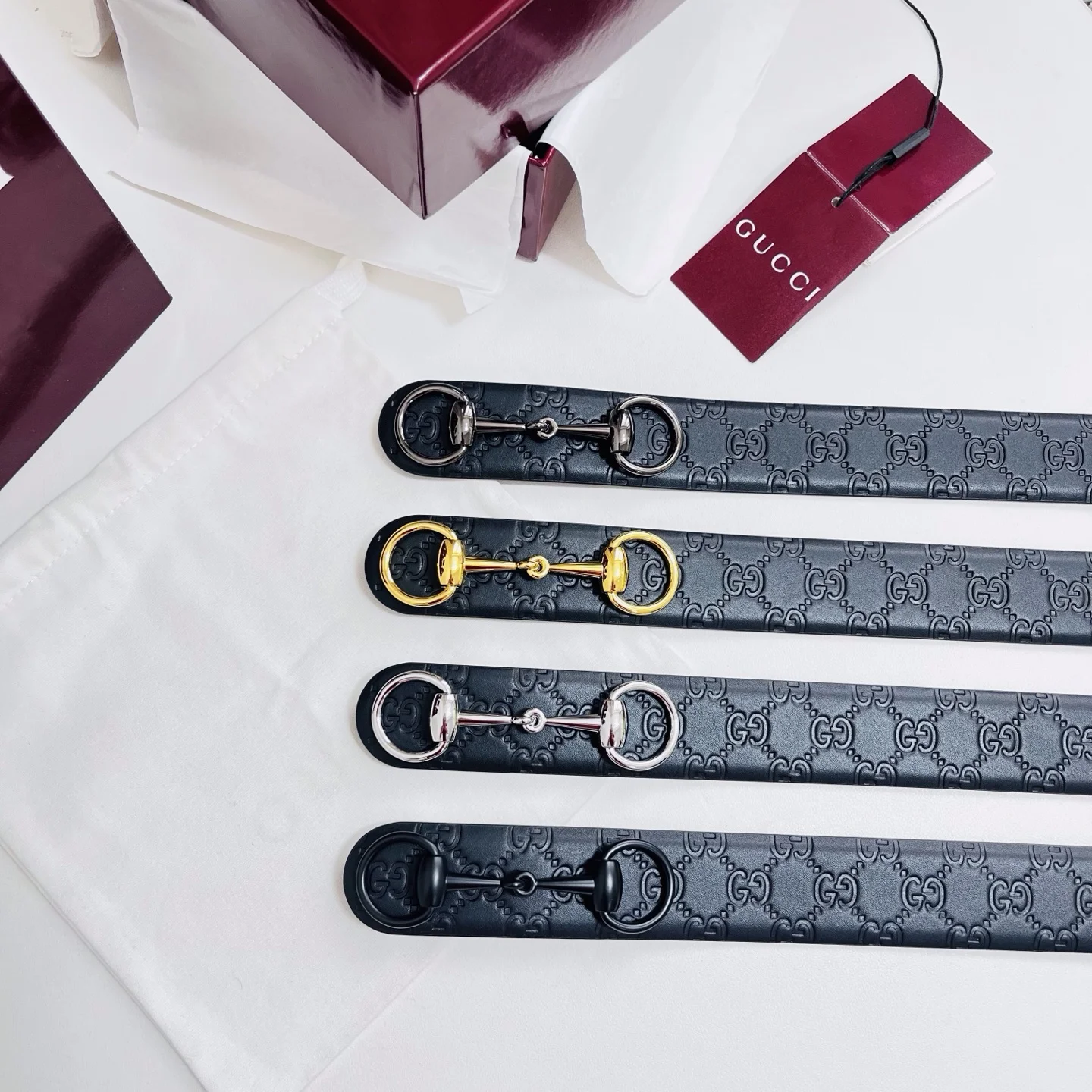 GUCCI Belts Black A60202609070259 - Image 8