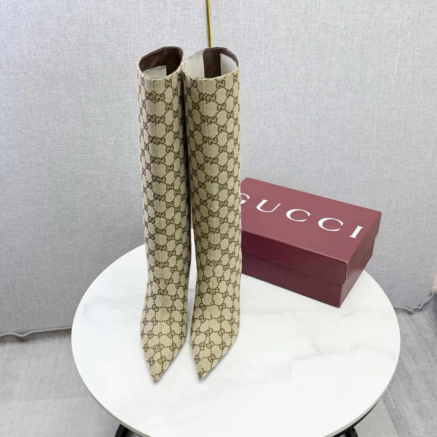GUCCI Boots Beige-Brown D80202609110596 - Image 2