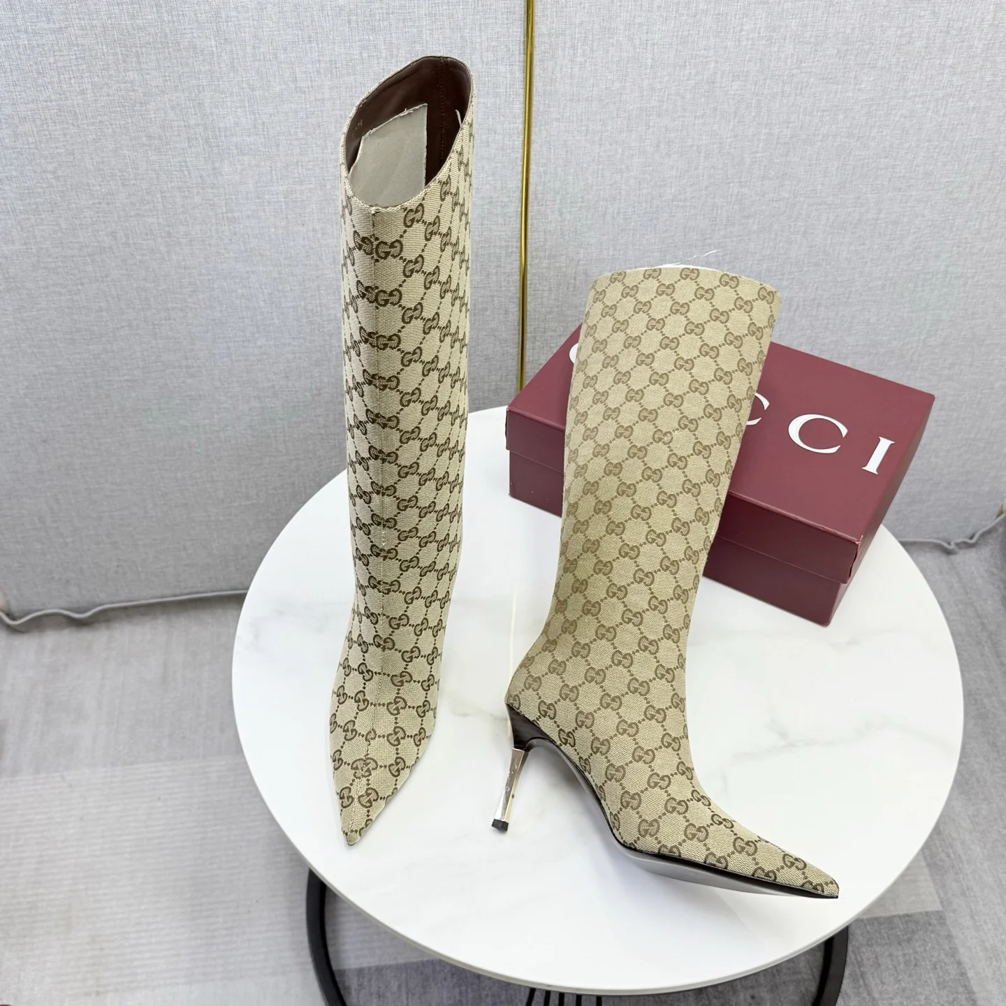 GUCCI Boots Beige-Brown D80202609110596 - Image 6
