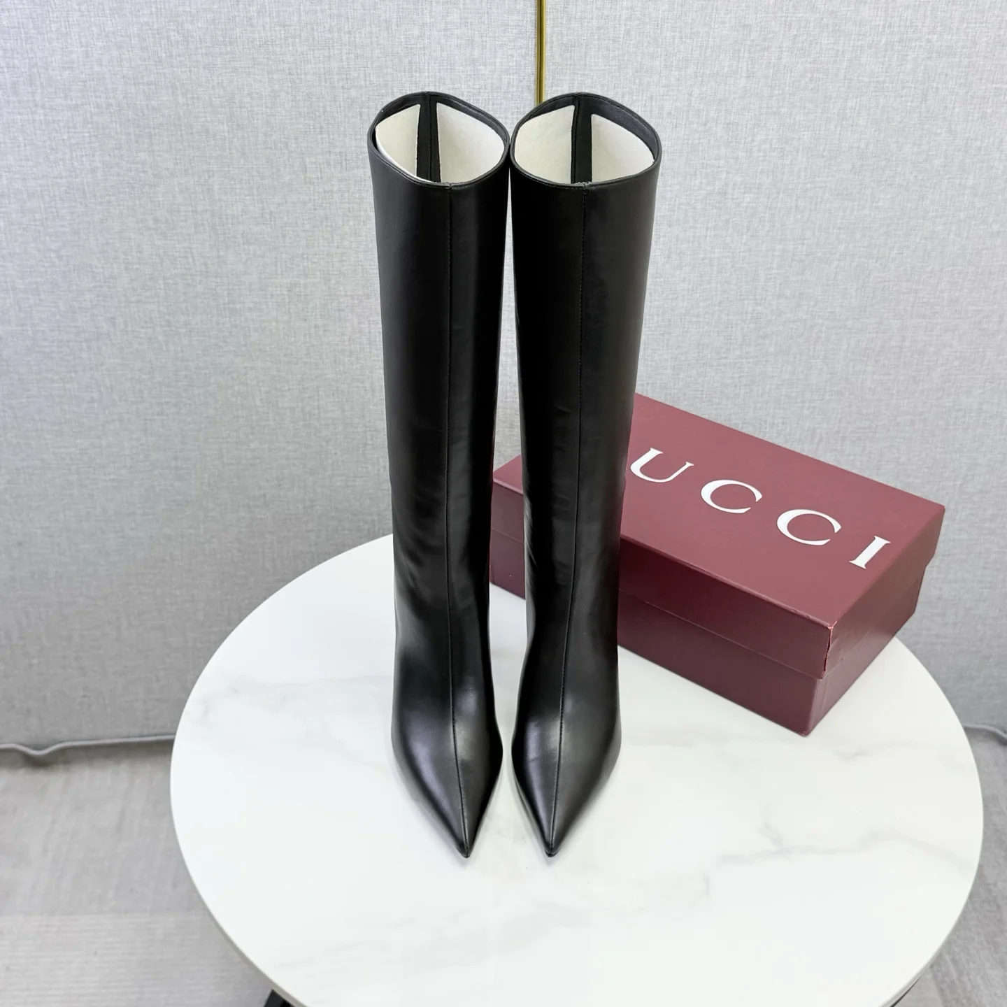 GUCCI Boots Black-Gold E10202609110598 - Image 2