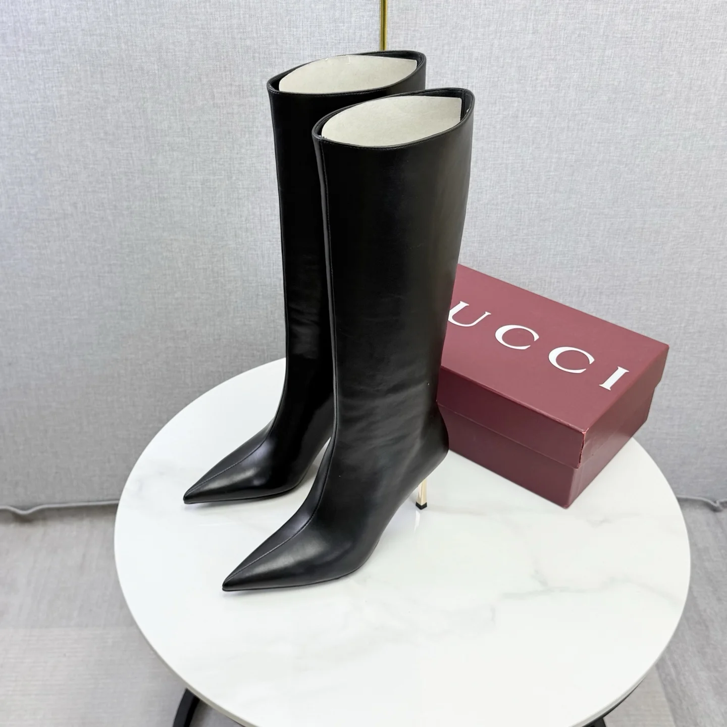 GUCCI Boots Black-Gold E10202609110598 - Image 3
