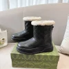 GUCCI Boots Leather Wool Black-Cream EU35-42 B90202609111801