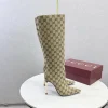 GUCCI Boots Patent Leather Beige-Gold EU35-39 D80202609110602