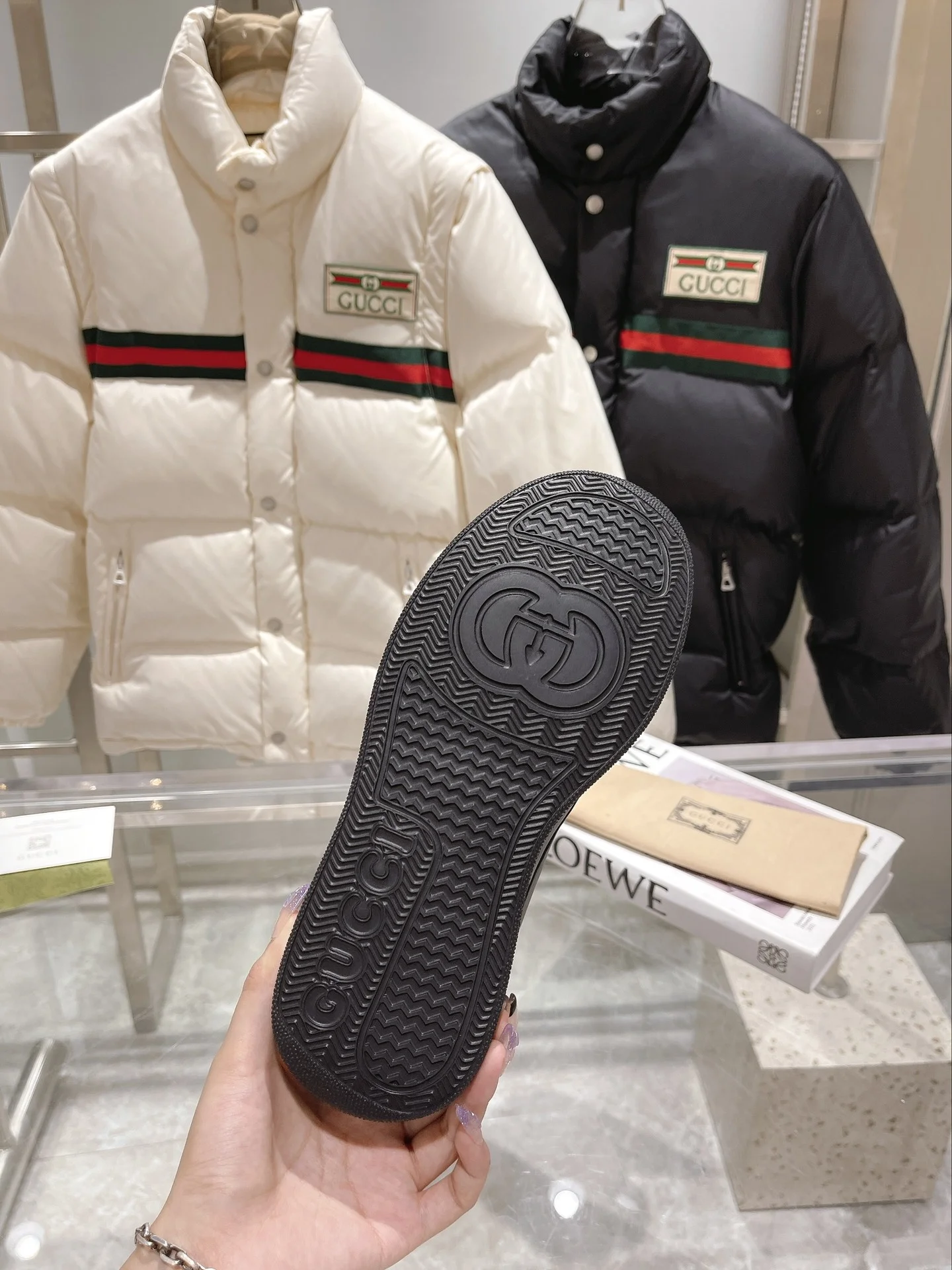GUCCI Boots Shearling Leather Black-Beige EU35-42 C40202609111805 - Image 9
