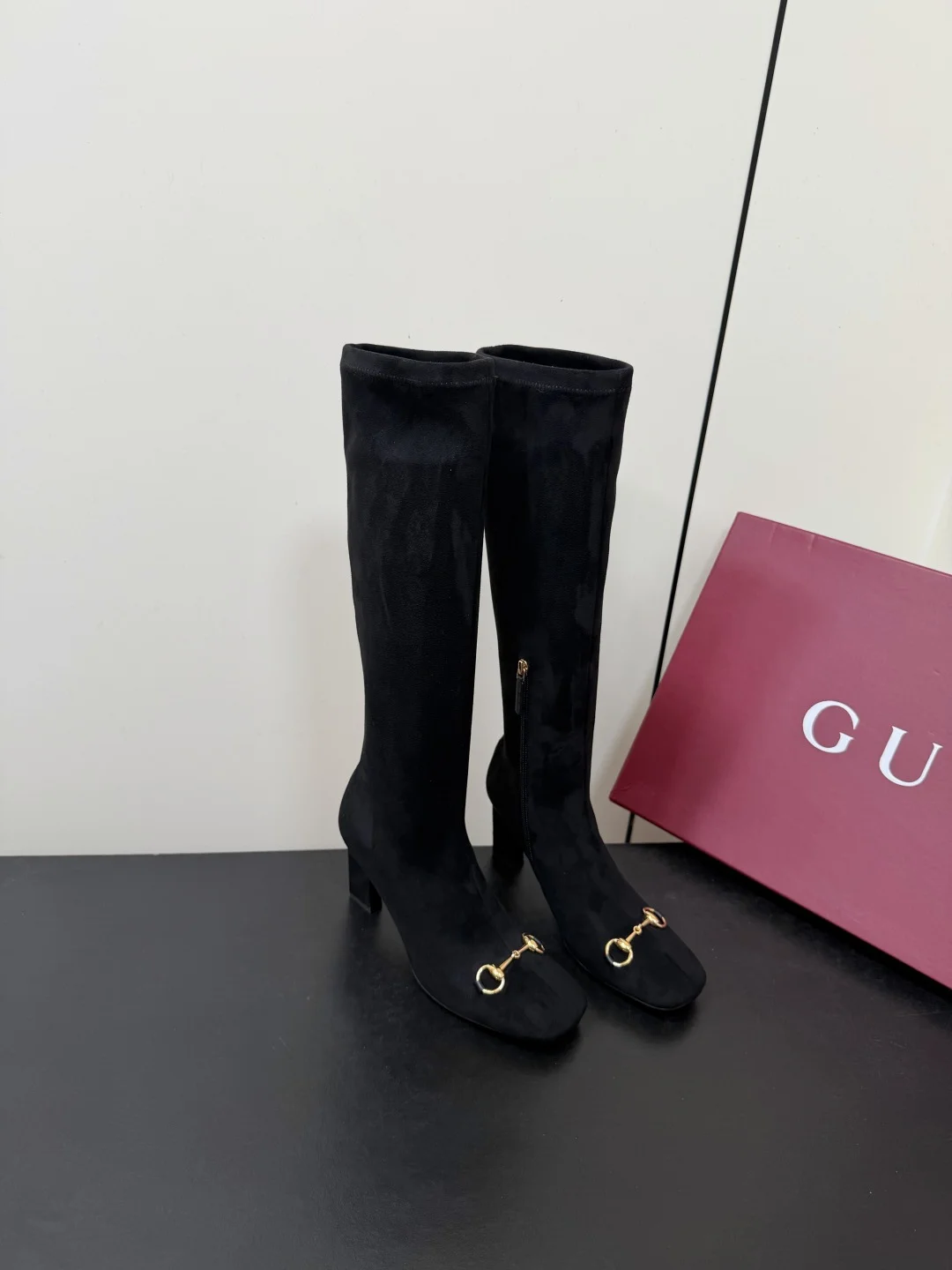 GUCCI Boots Stretch Lambskin Black-Gold EU35-42 D50202609110757 - Image 2