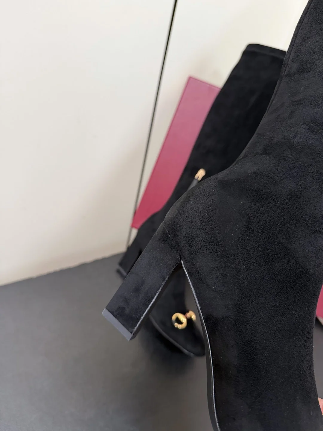 GUCCI Boots Stretch Lambskin Black-Gold EU35-42 D50202609110757 - Image 8
