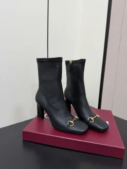 Alternative view of GUCCI Boots Stretch Sheepskin Black-Gold EU35-41 D20202609110753
