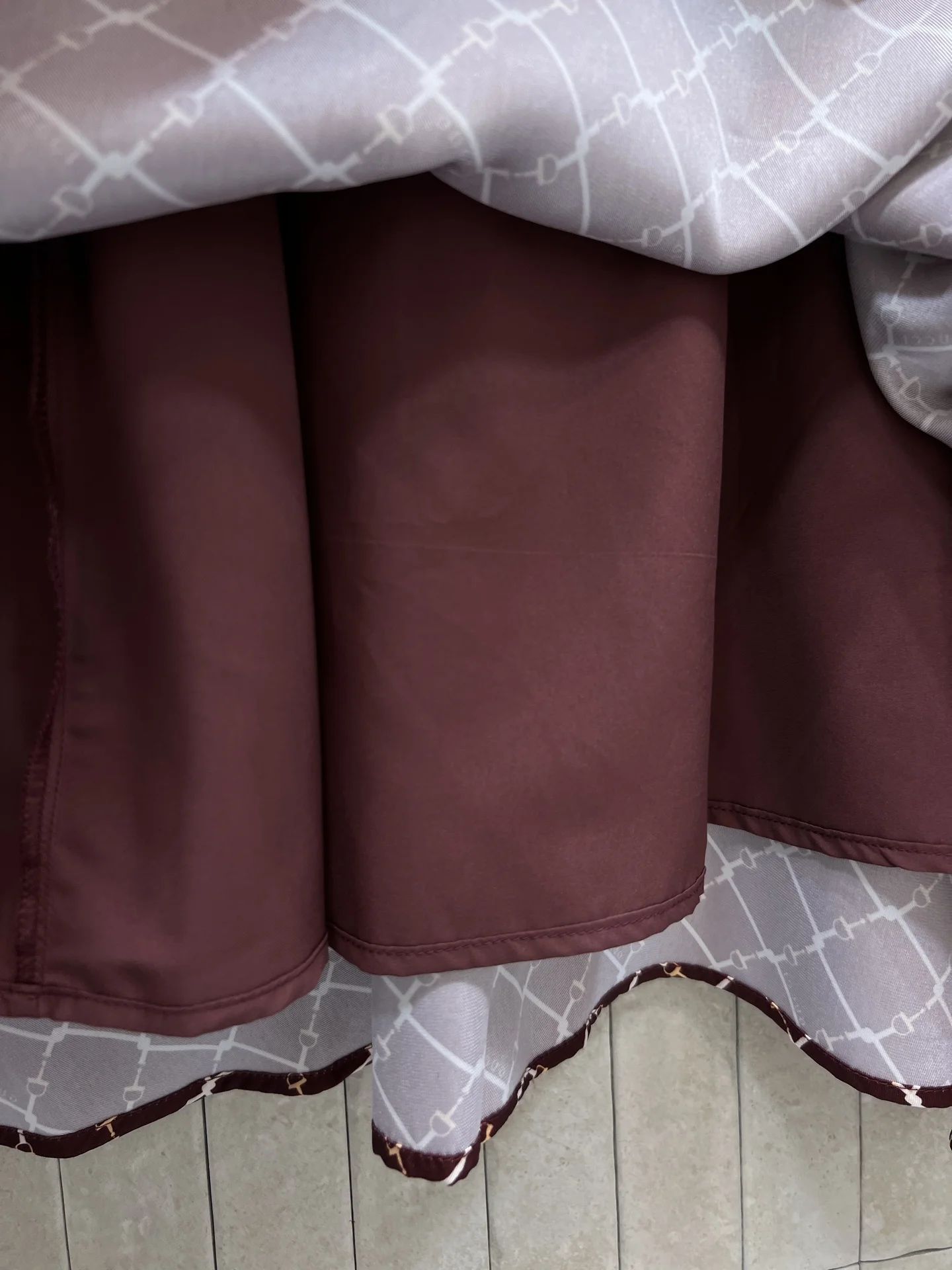 GUCCI Dresses Burgundy-White S-M-L C05202609060005 - Image 6