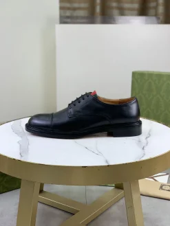 GUCCI Formal Shoes Calf Leather Black EU39-45 D80202609111063