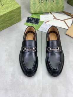 Alternative view of GUCCI Formal Shoes Calf Leather Black-Gold EU39-45 D80202609111073
