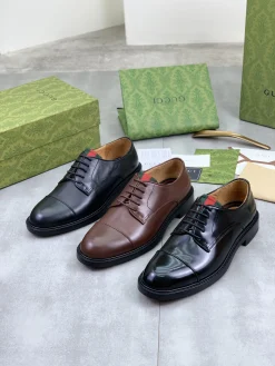 Alternative view of GUCCI Formal Shoes Calf Leather Brown-Black EU39-45 D80202609111064