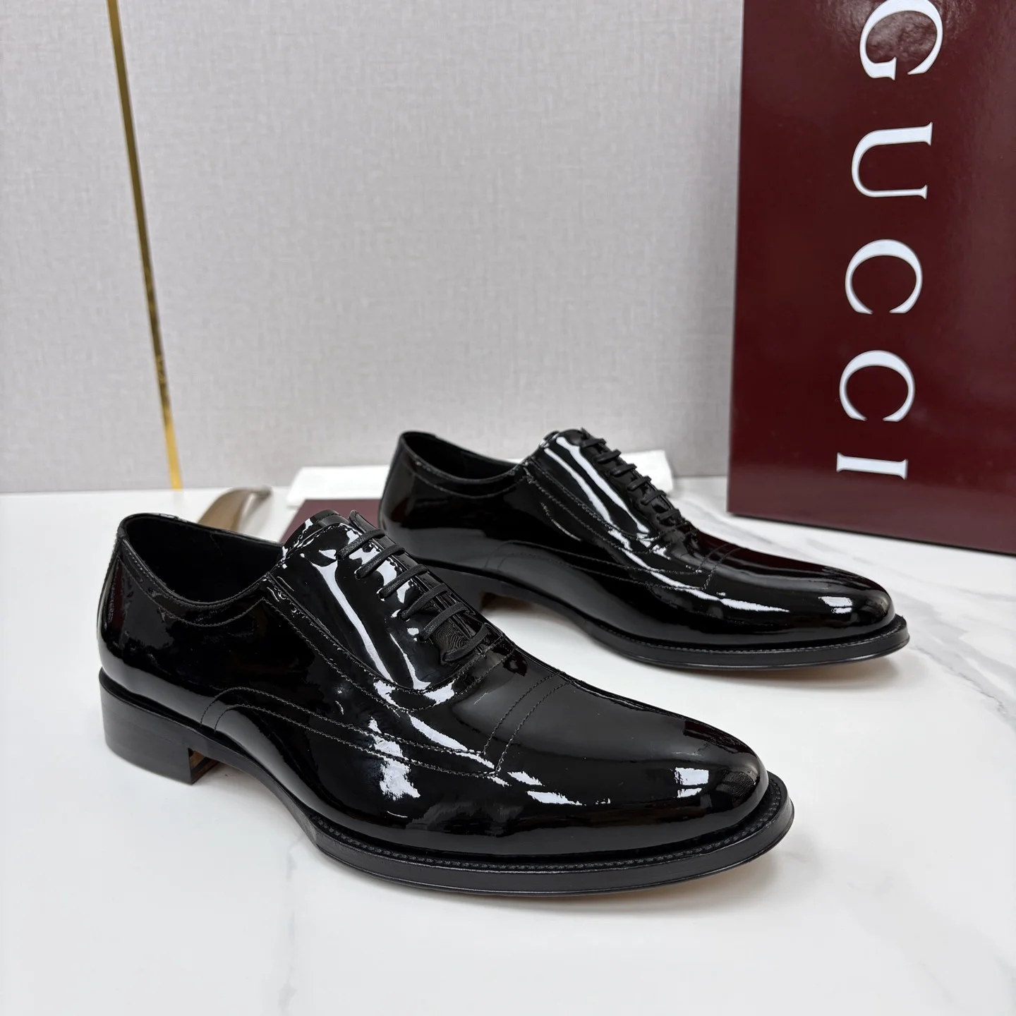 GUCCI Formal Shoes Calfskin Leather Black EU39-44 D40202609110964 - Image 2