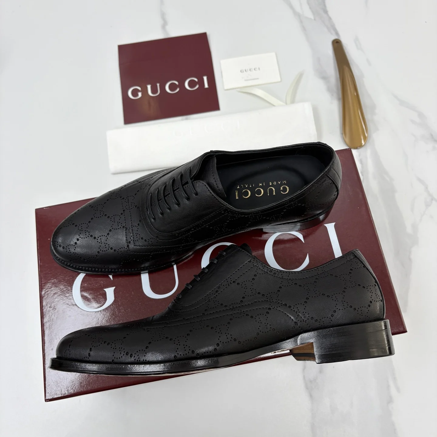 GUCCI Formal Shoes Leather Black EU39-44 D40202609110961 - Image 3