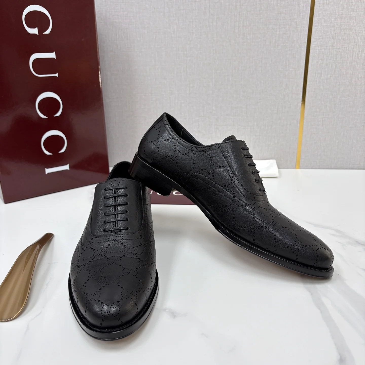 GUCCI Formal Shoes Leather Black EU39-44 D40202609110961 - Image 7