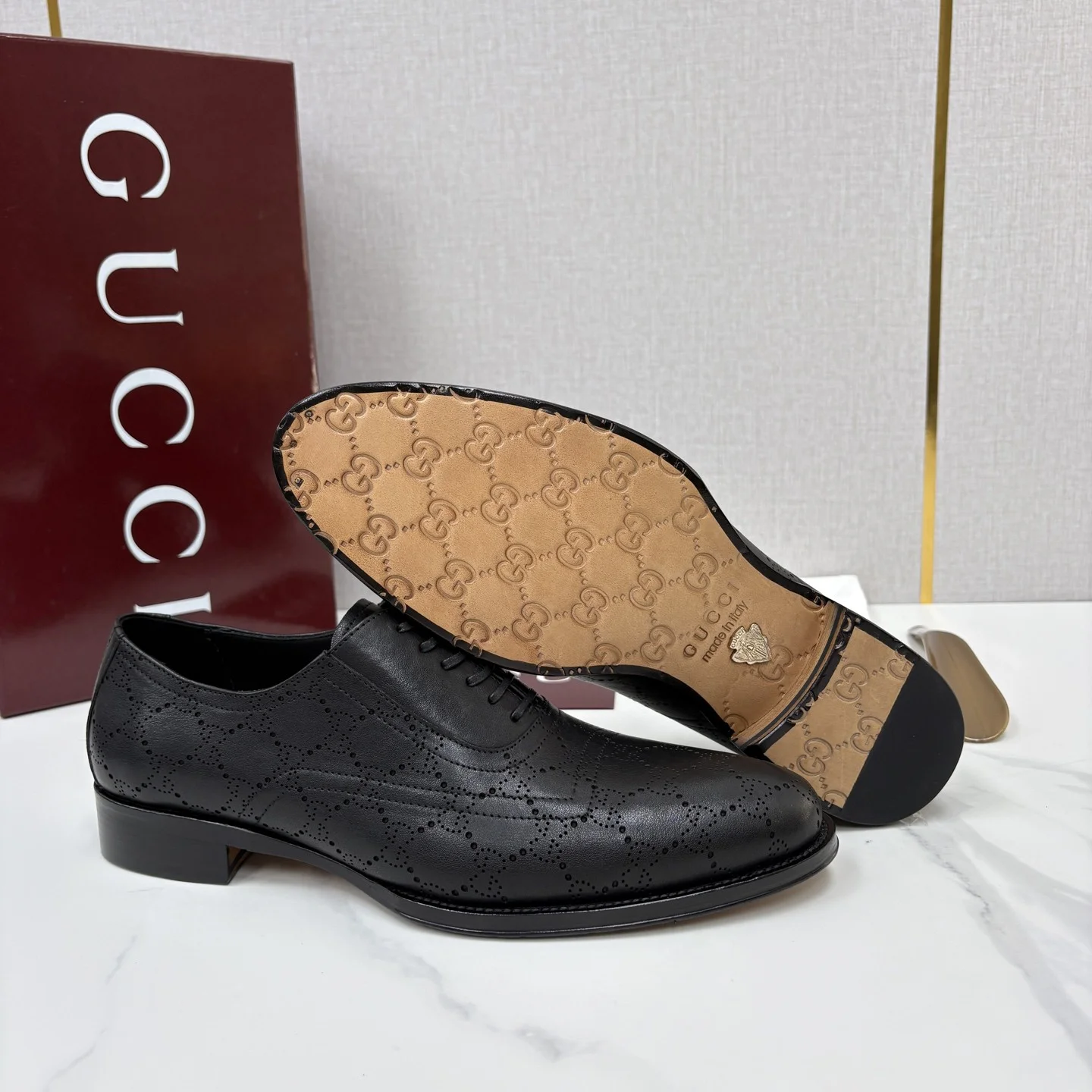 GUCCI Formal Shoes Leather Black EU39-44 D40202609110961 - Image 9