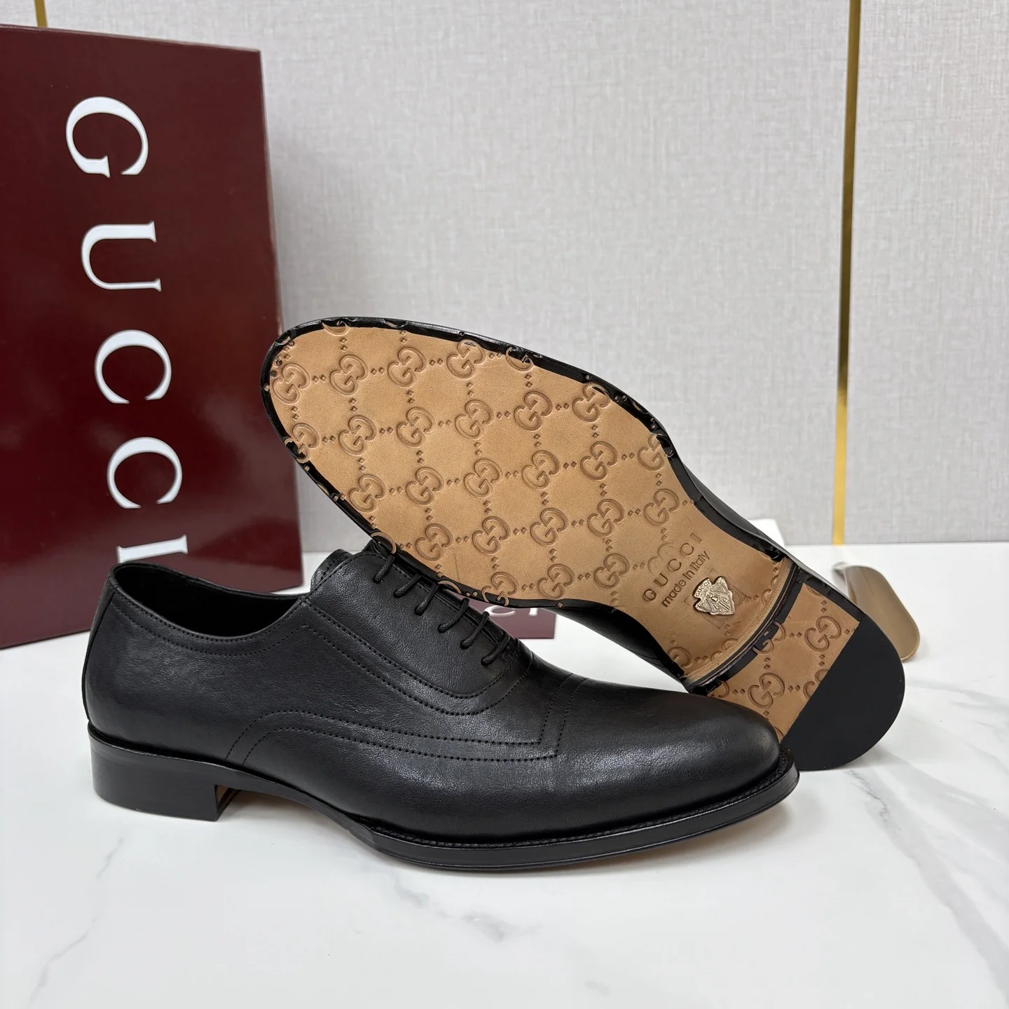 GUCCI Formal Shoes Leather Black EU39-44 D40202609110965 - Image 10