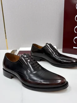Alternative view of GUCCI Formal Shoes Leather Brown-Black EU39-44 D40202609110962
