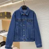 GUCCI Jackets Blue-Silver S-L C15202609090796